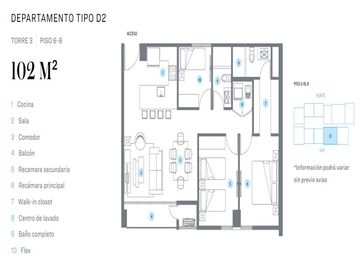 VENTA DE DEPARTAMENTOS TORRES BOREAL EN LA COLONIA VALLE ORIENTE SUR