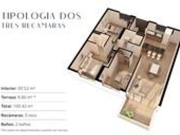 Departamento en  Venta nuevos en Desarrollo Stacia Zur, Puebla