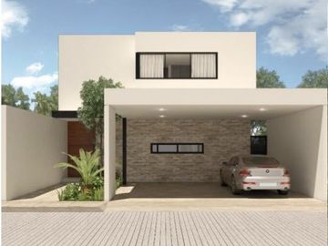 Casa en venta en Mérida Privada Amidanah Mod D casa de una planta Temozón norte Mayo Paneles solares de regalo