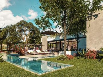 Casa en venta en Mérida Privada Amidanah Mod D casa de una planta Temozón norte Mayo Paneles solares de regalo