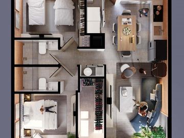 DEPARTAMENTO EN VENTA VALLE SOLEADO GUADALUPE