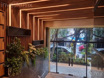 Puebla 277 , Roma Norte. Cuauhtémoc, Cdmx. Departamento Town house exterior en venta.