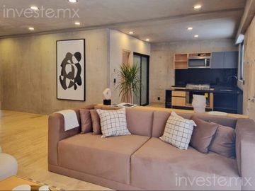 Puebla 277 , Roma Norte. Cuauhtémoc, Cdmx. Departamento Town house exterior en venta.