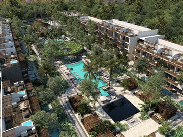 PENTHOUSE CON PISCINA Y ROOFTOP  EN MEGA PROYECTO | TULUM | 1 HAB