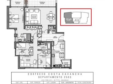Departamento en Venta en Edificio Costa Cavancha - Piso 25 (Vista frente a Playa Cavancha)