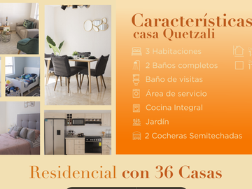 CASAS EN VENTA EN CUAUTLANCINGO PUEBLA (QTZ IDE)