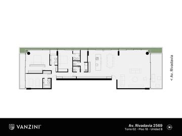 Departamento de 3 dormitorios en suite con amenities y vista al río