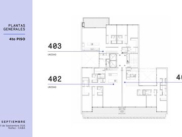 Departamento de 4 ambientes con dependencia y patio en Nuñez