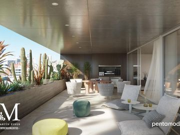 Departamento de 4 ambientes con dependencia y patio en Nuñez