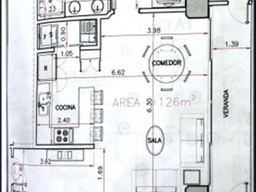 DEPARTAMENTO AMUEBLADO VENTA METROPOLITAN T2