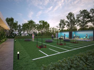CASA 1 PISO  DE DOS RECAMARAS MODELO AUREA VENTA MERIDA CONKAL