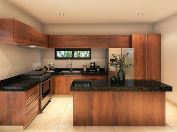 CASA 1 PISO  DE DOS RECAMARAS MODELO AUREA VENTA MERIDA CONKAL