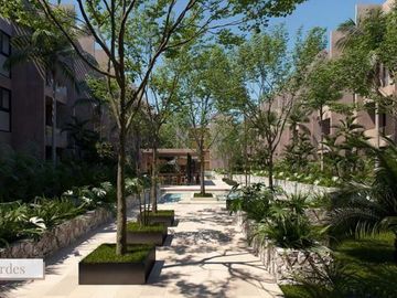 Departamento en Venta Merida Homu Mod L83  Temozon Norte Yucatan
