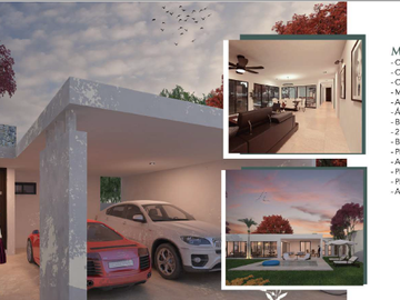 Casas en preventa RESIDENCIAL BOTANICO, en Conkal, Mérida Yuc.