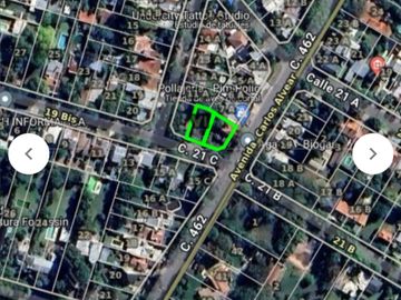 Casas con terreno en City Bell esquina apto comercial avenida