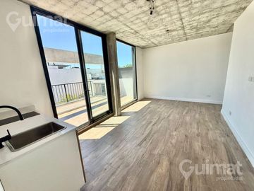 47m2 Monoambiente a estrenar  con gran balcon terraza en villa urquiza