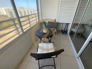 Venta departamento amoblado a pasos de la playa