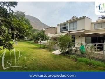 VENTA CASA  CLUB LOS GIRASOLES CHACLACAYO