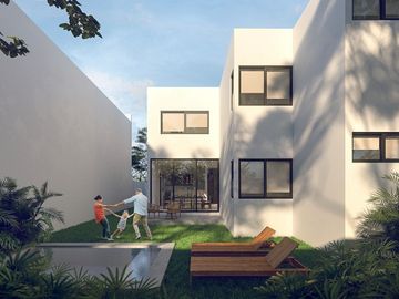 CASA EN VENTA EN PRIVADA MERIDA CONKAL CON PARQUES DE AMENIDADES