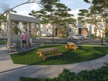 CASA EN VENTA EN PRIVADA MERIDA CONKAL CON PARQUES DE AMENIDADES