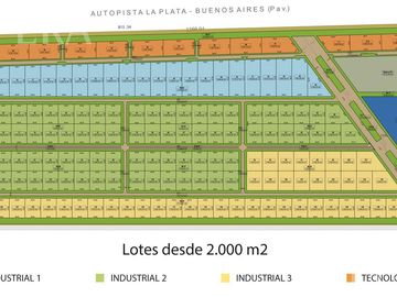 Venta de Terreno industrial en Parque Tecnologico e Industrial Intepark en Berazategui