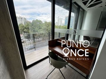 Loft con balcón en venta en Av. Revolución.