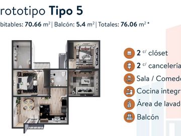 Departamentos en Venta Benito Juarez