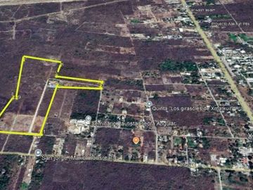TERRENO EN VENTA |CON CASA | XMATKUIL MÉRIDA | TODO O EN PARTES
