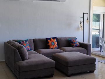 Departamento en PB, acceso directo a la alberca, gran ubicación en Cancún.