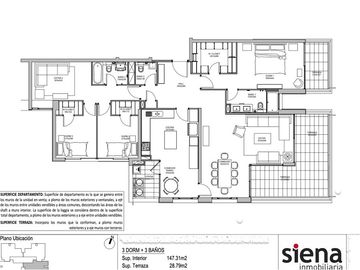 Departamento 3D+ESTAR SEMI NUEVO SIENA LAS CONDES