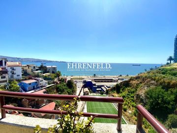 Recreo, Viña del Mar. Departamento con vista despejada al mar.
