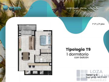 Departamento 2 dormitorios a estrenar con balcon