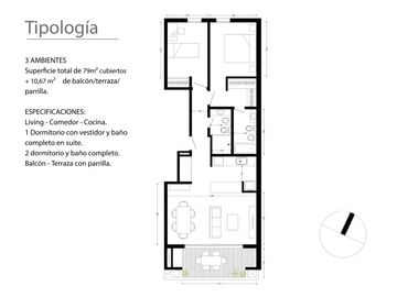 Venta Depto 3 amb c/cochera Pozo. Financia! Oportunidad de Inversión! San Isidro