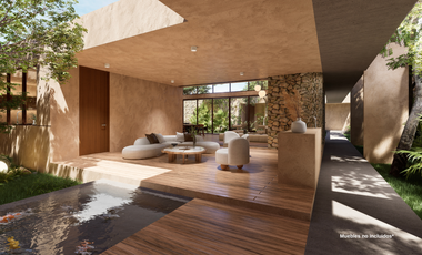 Casa UNA PLANTA| zona Temozon | Construcción 453m2