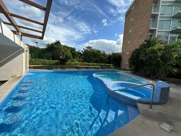 Se vende departamento amueblado en Anthea, Yucatán Country Club.