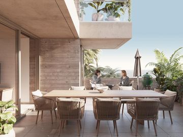 DEPARTAMENTO DE 2 RECÁMARAS Y TERRAZA CON VISTA A LA LAGUNA. CANCÚN. PREVENTA.