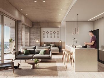 DEPARTAMENTO DE 2 RECÁMARAS Y TERRAZA CON VISTA A LA LAGUNA. CANCÚN. PREVENTA.