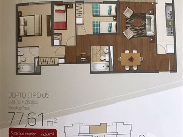 Departamento en Venta en Metro Lo Vial