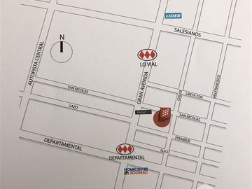 Departamento en Venta en Metro Lo Vial