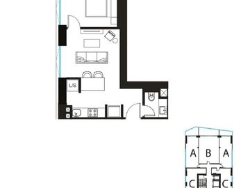 Venta Increíble Suite . Piso 4. Sector: González Suárez. Edif. Oh. SC