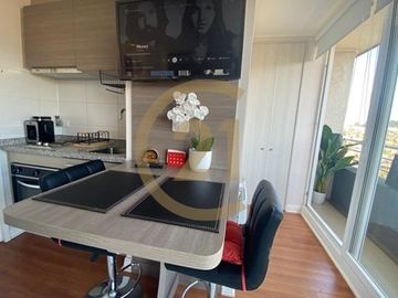 Venta de moderno departamento estudio en Concón