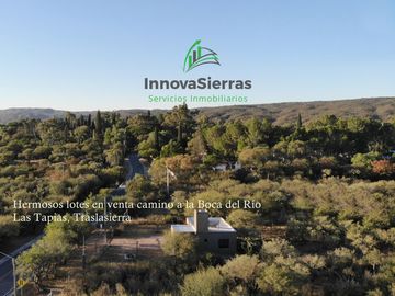 Terrenos en Venta, Escritura, Fibra Óptica y Servicios, Camino a la Boca del Río, Traslasierra
