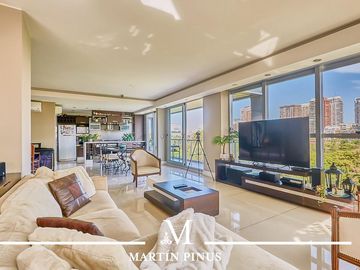 Hermoso depto - 3 amb - 131 m2 - Piso alto - Vista abierta - Full Amenities - PALERMO CHICO