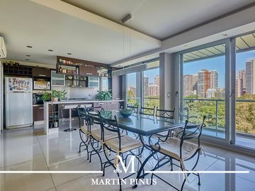 Hermoso depto - 3 amb - 131 m2 - Piso alto - Vista abierta - Full Amenities - PALERMO CHICO