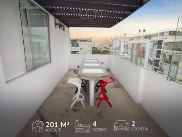 Triplex en Miraflores ALQUILER