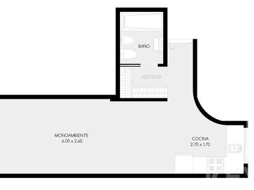 Departamento/Monoambiente en venta en  La Plata