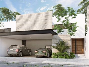 CASA EN VENTA EN MÉRIDA 3 RECAMARAS TEMOZON NORTE CON PISCINA