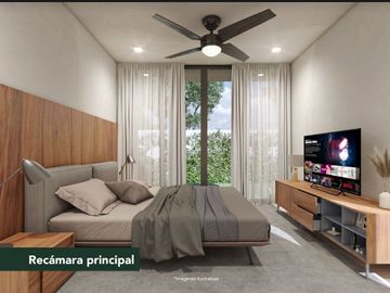 CASA EN VENTA EN MERIDA DE UNA PLANTA EN PRIVADA  FIORA CONKAL
