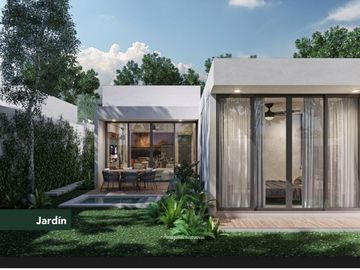 CASA EN VENTA EN MERIDA DE UNA PLANTA EN PRIVADA  FIORA CONKAL