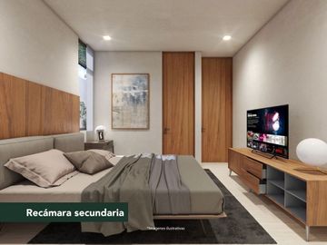 CASA EN VENTA EN MERIDA DE UNA PLANTA EN PRIVADA  FIORA CONKAL